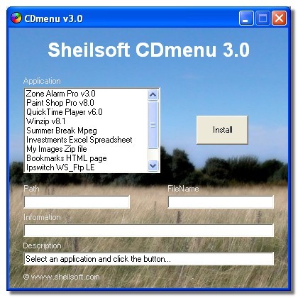 CDmenu Screenshot
